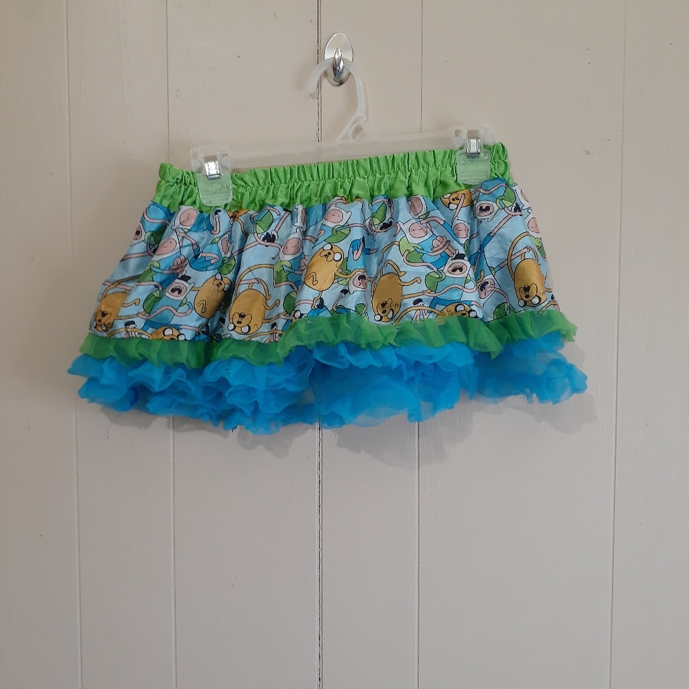 Hot Topic Adventure Time skirt tutu one size fit